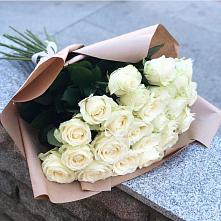 Букет Белые розы Анастасия #REPLACE_PRED# Белеутово
